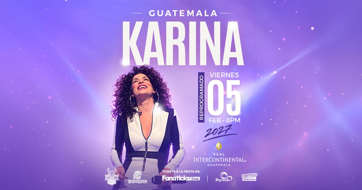 KARINA LA VOZ Freedom Tour
