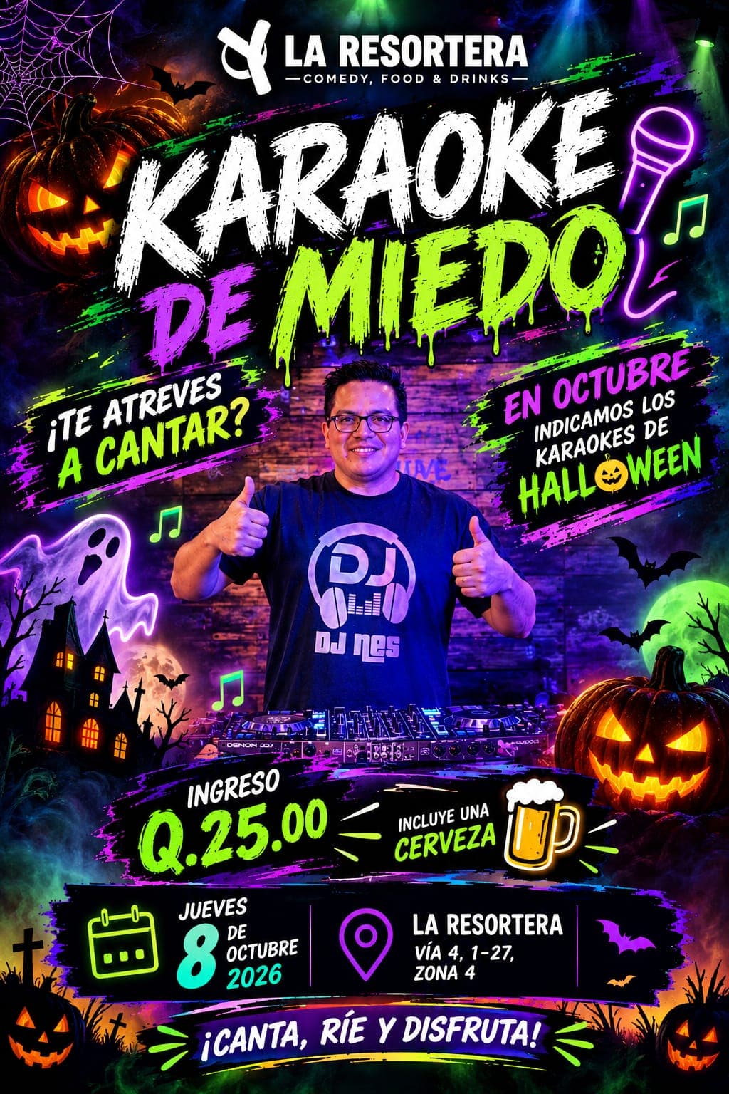 KARAOKE DE MIEDO