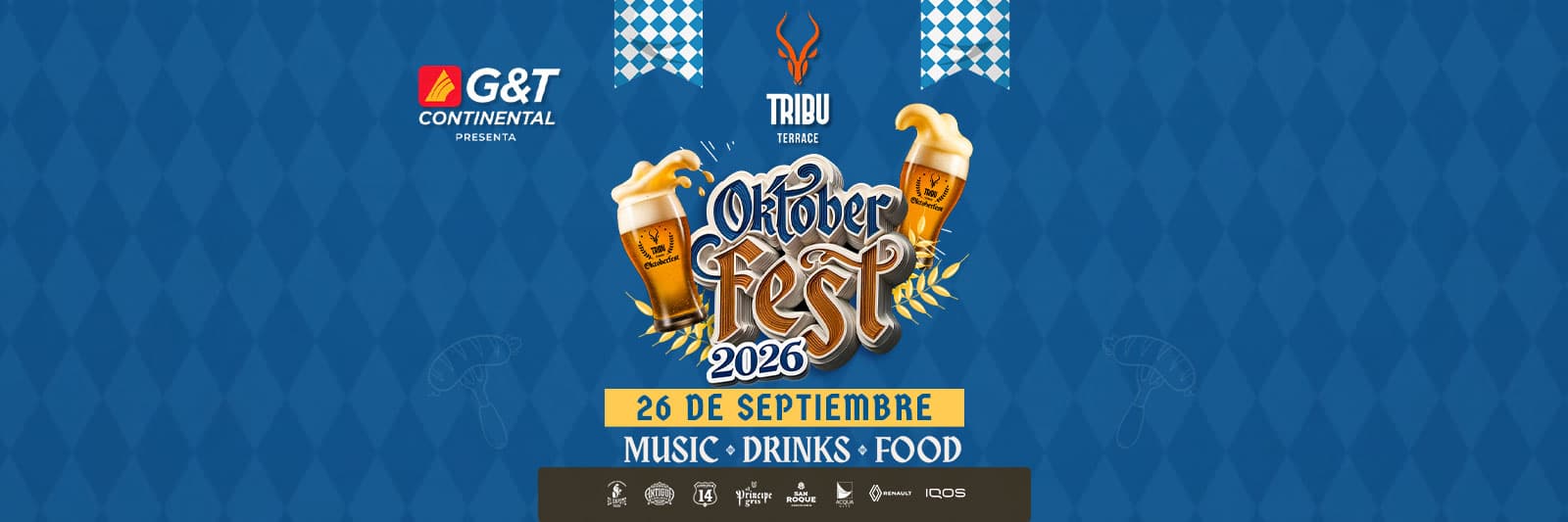 Oktoberfest 2026 | Tribu Terrace x The One Man Band
