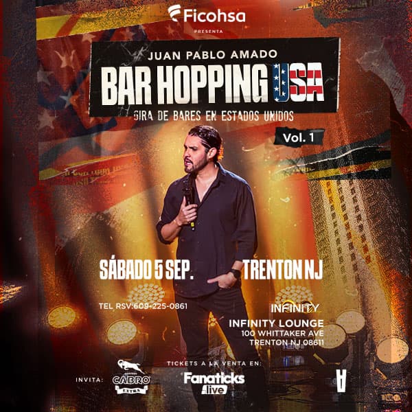 Juan Pablo Amado: Bar Hopping USA - Trenton NJ