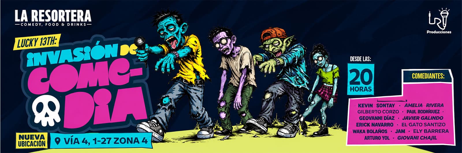 Lucky 13th: Invasión de Comedia