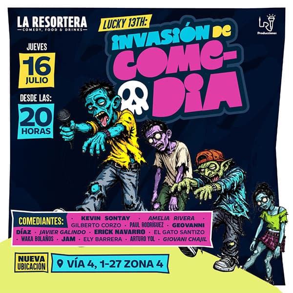 Lucky 13th: Invasión de Comedia